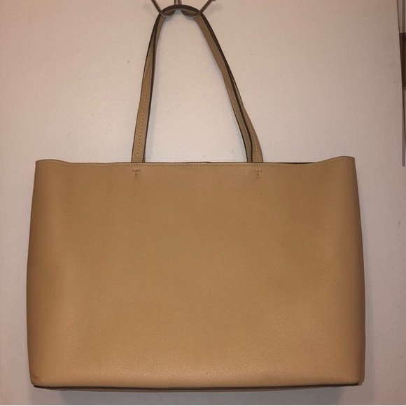 Tory Burch Perforated Tote in Sand Dune - Picture 4 of 6